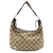 Gucci Vintage Pre-owned Canvas gucci-vskor Brown, Dam