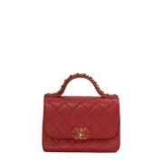 Chanel Vintage Pre-owned Laeder chanel-vskor Red, Dam