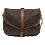 Louis Vuitton Vintage Pre-owned Canvas louis-vuitton-vskor Brown, Dam