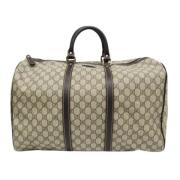 Gucci Vintage Pre-owned Canvas gucci-vskor Beige, Dam