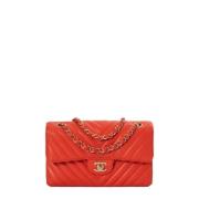 Chanel Vintage Pre-owned Laeder chanel-vskor Orange, Dam