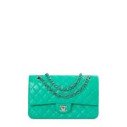 Chanel Vintage Pre-owned Laeder chanel-vskor Green, Dam