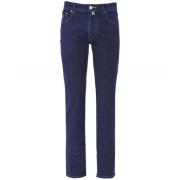 Jacob Cohën Premium Stretch Slim Fit Jeans Blue, Herr