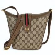 Gucci Vintage Pre-owned Laeder gucci-vskor Beige, Dam