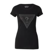 Guess Svart dam T-shirt Black, Dam