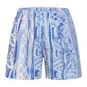 Carlo Colucci Sportiga Beachvolleyboll Surf Badshorts Blue, Herr