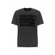 Just Cavalli T-shirts och Polos Gray, Herr