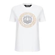 Just Cavalli T-shirts och Polos White, Dam