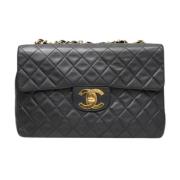 Chanel Vintage Pre-owned Laeder chanel-vskor Black, Dam