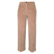 Nine In The Morning Sammet Bred Corduroy Byxor Pink, Dam