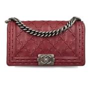 Chanel Vintage Pre-owned Laeder chanel-vskor Red, Dam