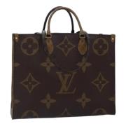 Louis Vuitton Vintage Pre-owned Canvas louis-vuitton-vskor Brown, Dam