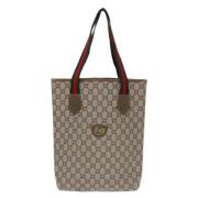 Gucci Vintage Pre-owned Canvas totevskor Beige, Dam