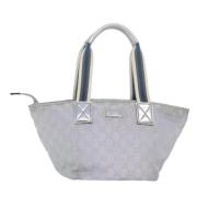 Gucci Vintage Pre-owned Canvas gucci-vskor Gray, Dam