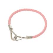 Hermès Vintage Pre-owned Laeder armband Pink, Dam