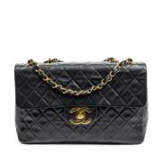 Chanel Vintage Pre-owned Laeder chanel-vskor Black, Dam