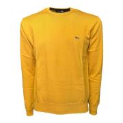 Harmont & Blaine Rund hals senapströja för män med logotyp - XL Yellow...