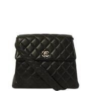 Chanel Vintage Pre-owned Tyg chanel-vskor Black, Dam