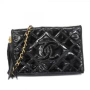 Chanel Vintage Pre-owned Laeder chanel-vskor Black, Dam