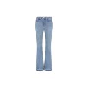 Fabienne Chapot Pleunie Bootleg Denim - Flared Leg Jeans Blue, Dam