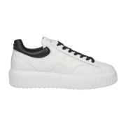 Hogan Vita Sneakers med H-ränder White, Herr