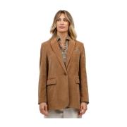 Circolo 1901 Sammet Corduroy Jacka Beige, Dam