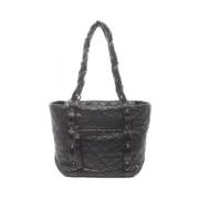 Chanel Vintage Pre-owned Laeder chanel-vskor Black, Dam