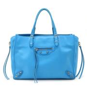 Balenciaga Vintage Pre-owned Laeder balenciaga-vskor Blue, Dam