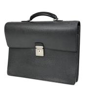 Louis Vuitton Vintage Pre-owned Laeder portfljer Black, Herr