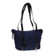 Prada Vintage Pre-owned Nylon prada-vskor Blue, Dam