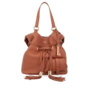 Lancel Elegant Flirt Sienna Handväska Brown, Dam