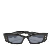 Valentino Vintage Pre-owned Acetat solglasgon Black, Dam