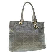 Dior Vintage Pre-owned Belagd canvas dior-vskor Gray, Dam