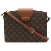 Louis Vuitton Vintage Pre-owned Canvas louis-vuitton-vskor Brown, Dam