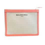 Balenciaga Vintage Pre-owned Canvas balenciaga-vskor Beige, Dam