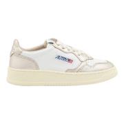 Autry Vita lädersneakers med guld accenter White, Dam