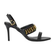 Just Cavalli Guld loggsandal Black, Dam