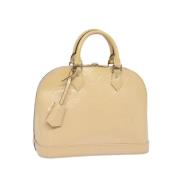 Louis Vuitton Vintage Pre-owned Laeder handvskor Beige, Dam