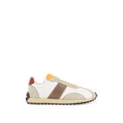 Tod's Vintage läder- och canvas sneakers Multicolor, Herr