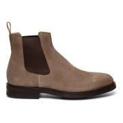 Santoni Herr mocka Chelsea boot Beige, Herr