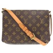 Louis Vuitton Vintage Pre-owned Tyg louis-vuitton-vskor Brown, Dam