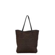 Fendi Vintage Pre-owned Canvas fendi-vskor Brown, Dam