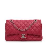 Chanel Vintage Pre-owned Laeder chanel-vskor Red, Dam