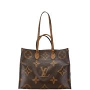 Louis Vuitton Vintage Pre-owned Canvas handvskor Brown, Dam