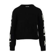 MC2 Saint Barth Svart Crewneck Tröja Black, Dam