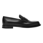 The Row Klassisk Läder Loafer Sko Black, Dam