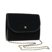 Chanel Vintage Pre-owned Bomull plnbcker Black, Dam