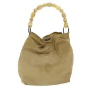 Dior Vintage Pre-owned Nylon dior-vskor Beige, Dam