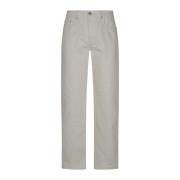 Ami Paris Klassiska Vita Straight Fit Jeans White, Herr