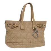 Dior Vintage Pre-owned Belagd canvas dior-vskor Beige, Dam